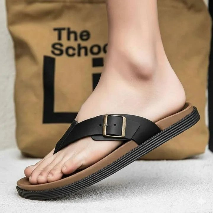 Men's Premium Leather Turkish Traditional Slides