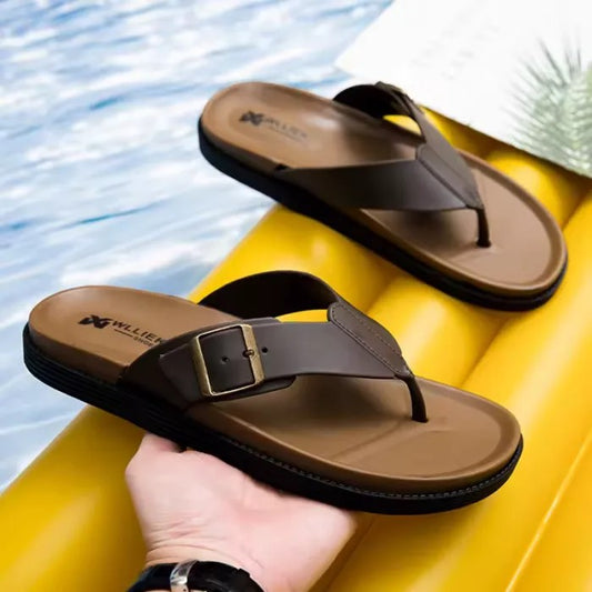 Men's Premium Leather Turkish Traditional Slides