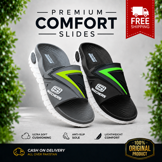 Premium Skechers BEAST Slides By KakuBaku