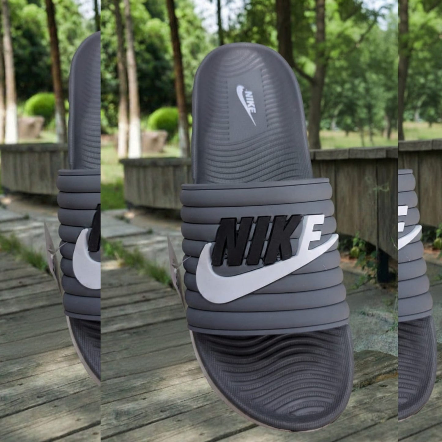 Men's Athletic Sport Slides NK Design By KakuBaku