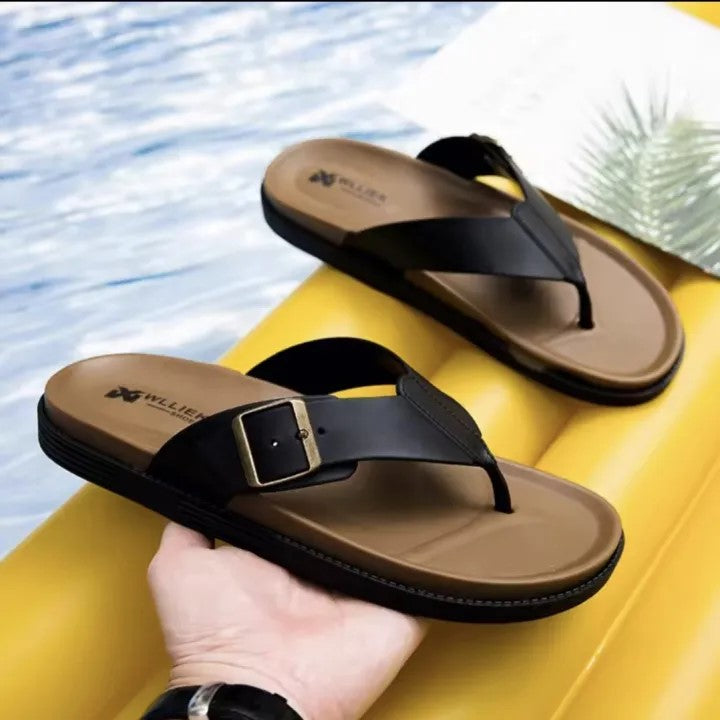 Men's Premium Leather Turkish Traditional Slides