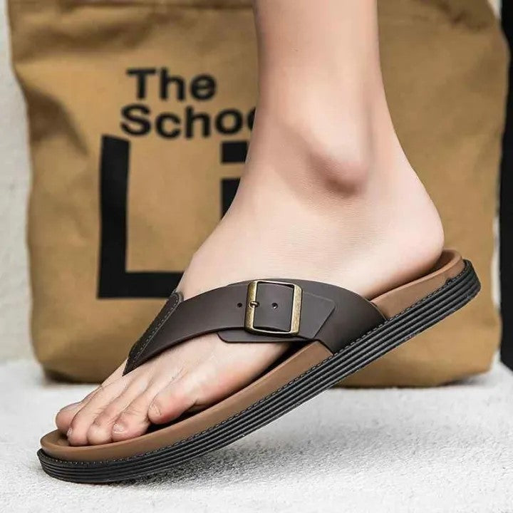 Men's Premium Leather Turkish Traditional Slides