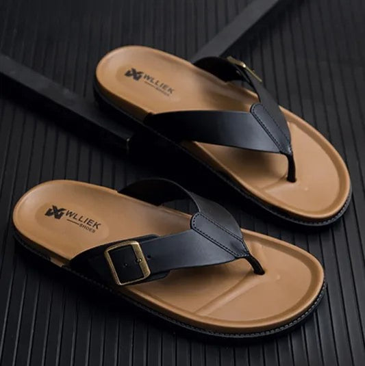 Men's Premium Leather Turkish Traditional Slides